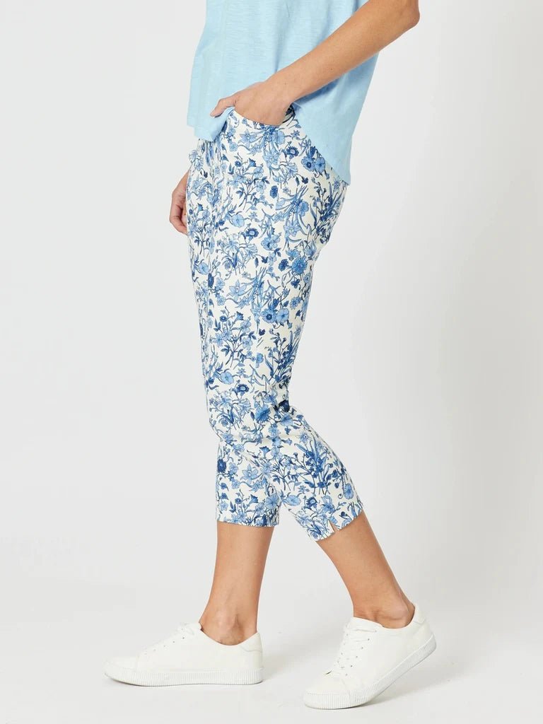 GORDON SMITH_ALEXANDRIA PANT BLUE/WHITE _ ALEXANDRIA PANT BLUE/WHITE _ Ebony Boutique NZ