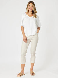 GORDON SMITH_ALEXIS PANT NATURAL _ ALEXIS PANT NATURAL _ Ebony Boutique NZ