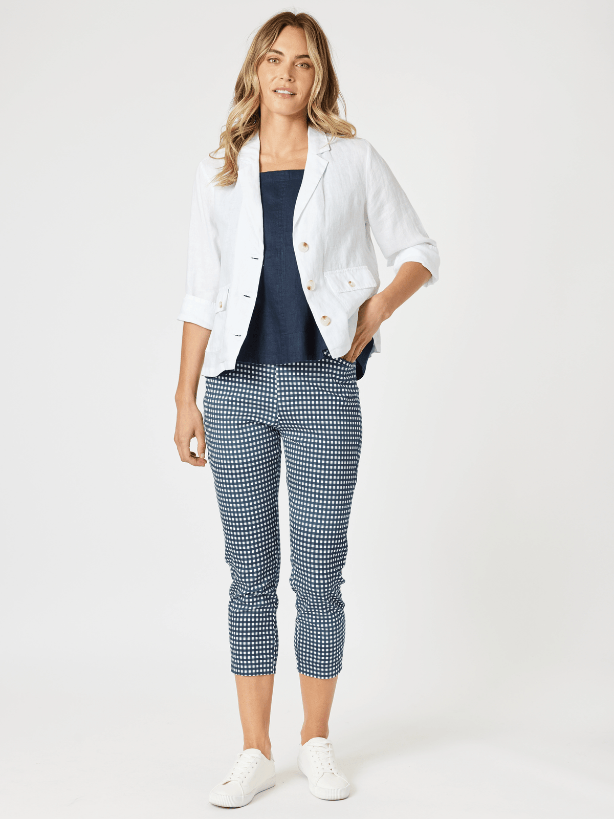 GORDON SMITH_ALEXIS PANT NAVY _ ALEXIS PANT NAVY _ Ebony Boutique NZ