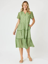 GORDON SMITH_BASIL SPOT DRESS _ BASIL SPOT DRESS _ Ebony Boutique NZ