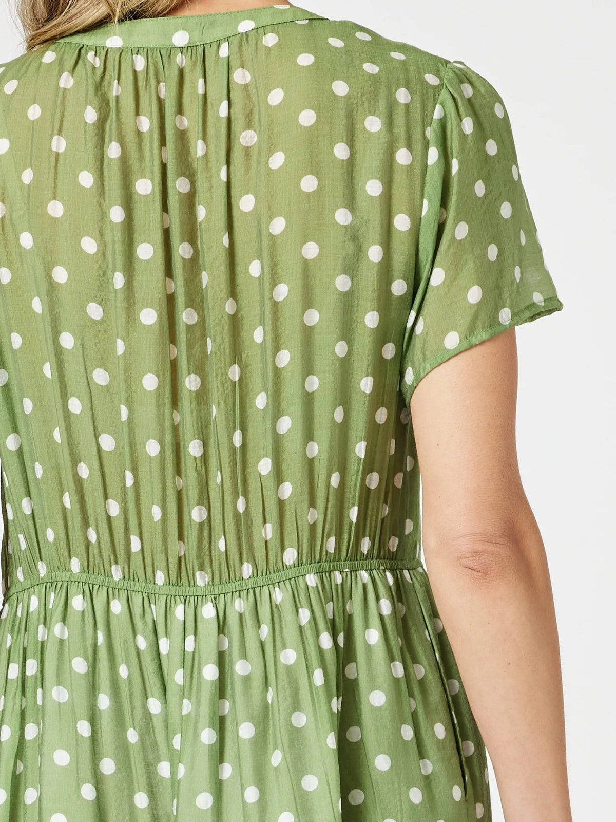 GORDON SMITH_BASIL SPOT DRESS _ BASIL SPOT DRESS _ Ebony Boutique NZ