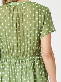 GORDON SMITH_BASIL SPOT DRESS _ BASIL SPOT DRESS _ Ebony Boutique NZ