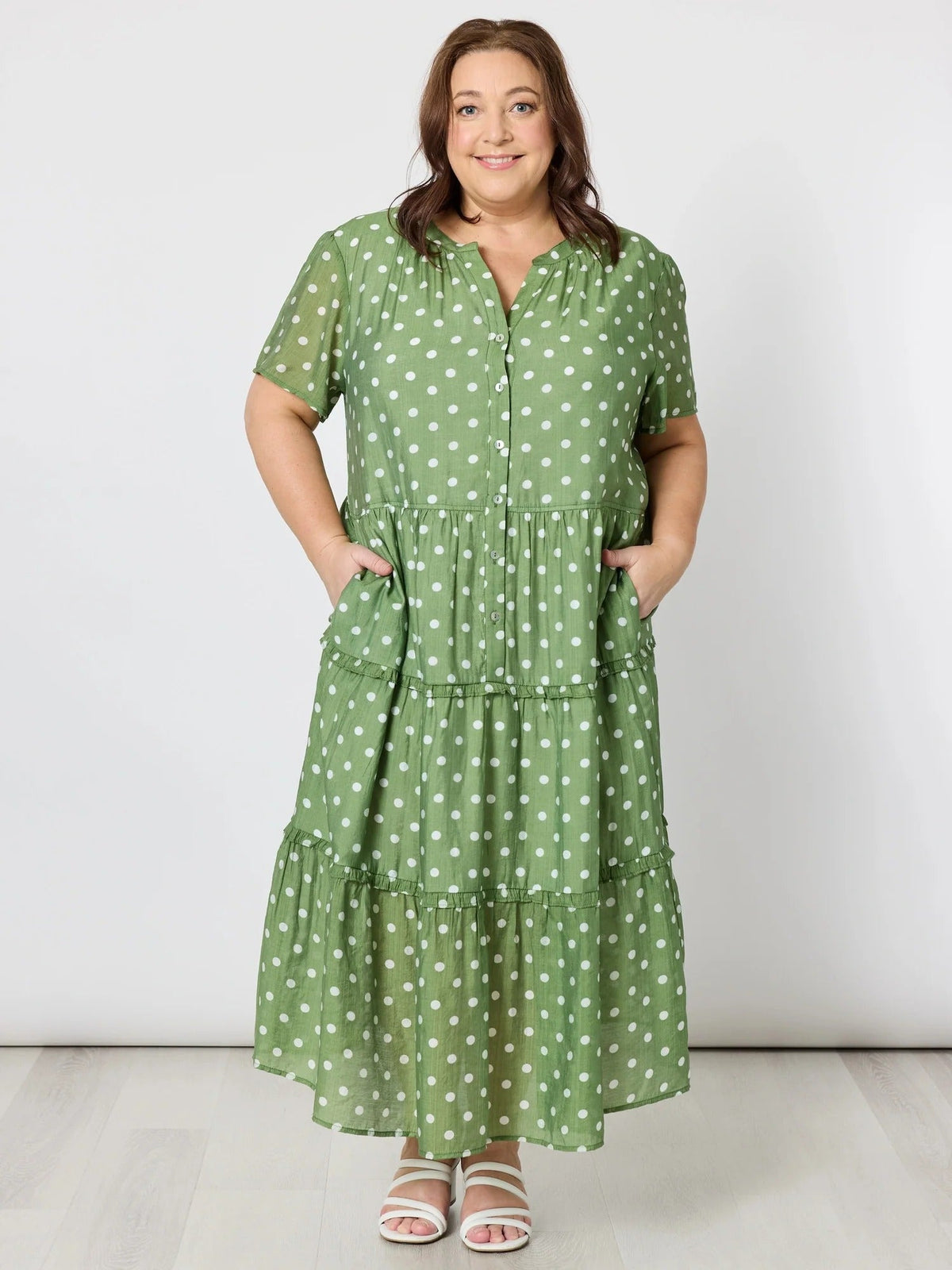 GORDON SMITH_BASIL SPOT DRESS _ BASIL SPOT DRESS _ Ebony Boutique NZ