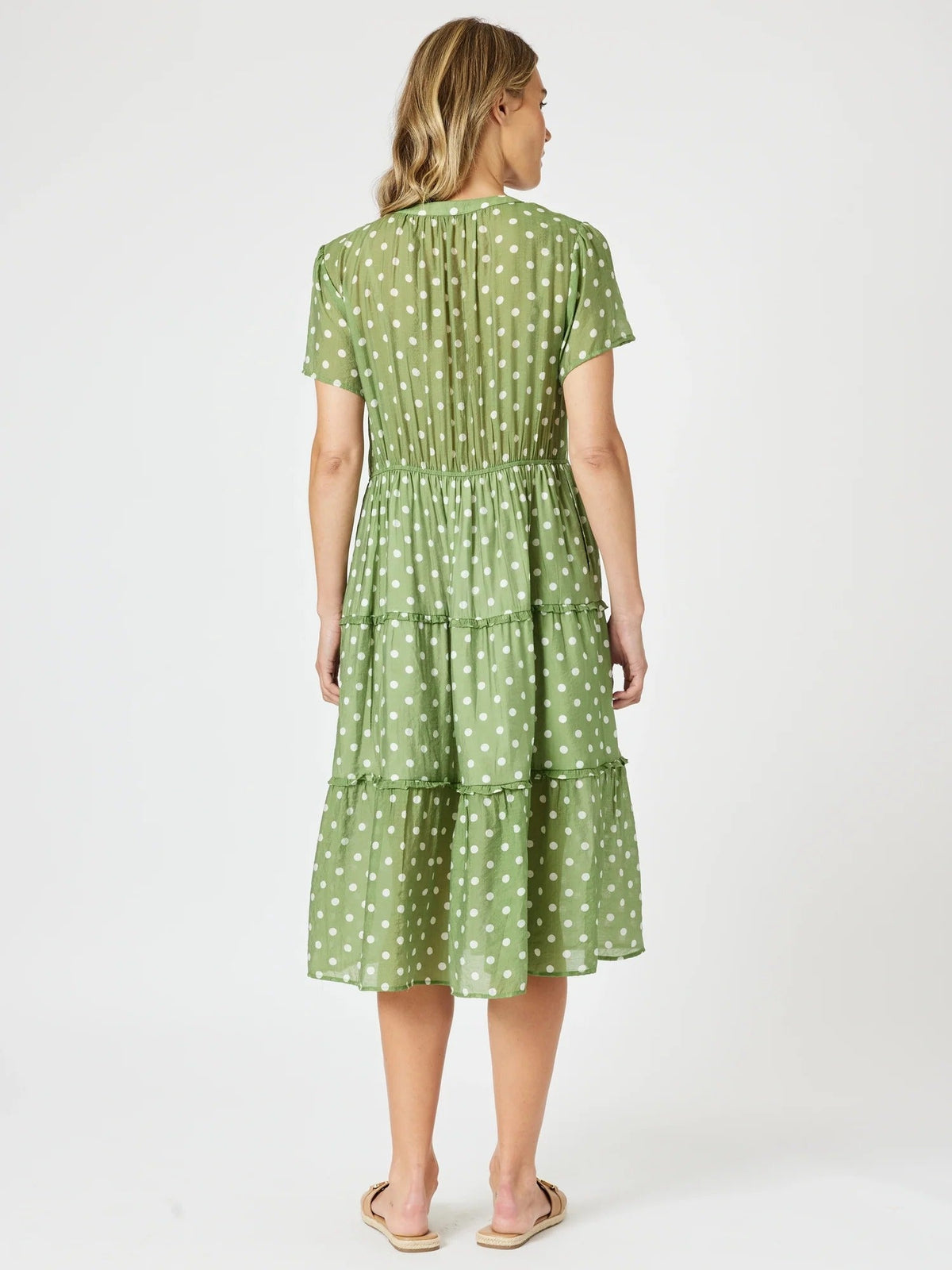 GORDON SMITH_BASIL SPOT DRESS _ BASIL SPOT DRESS _ Ebony Boutique NZ