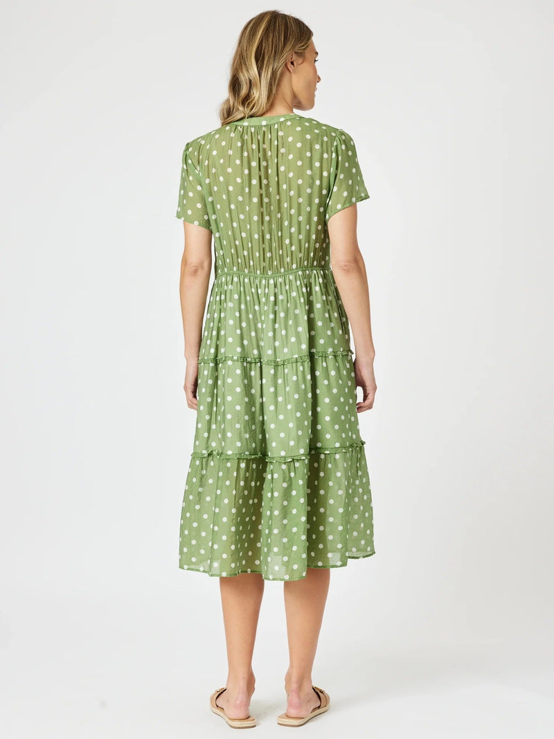 GORDON SMITH_BASIL SPOT DRESS _ BASIL SPOT DRESS _ Ebony Boutique NZ