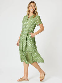 GORDON SMITH_BASIL SPOT DRESS _ BASIL SPOT DRESS _ Ebony Boutique NZ