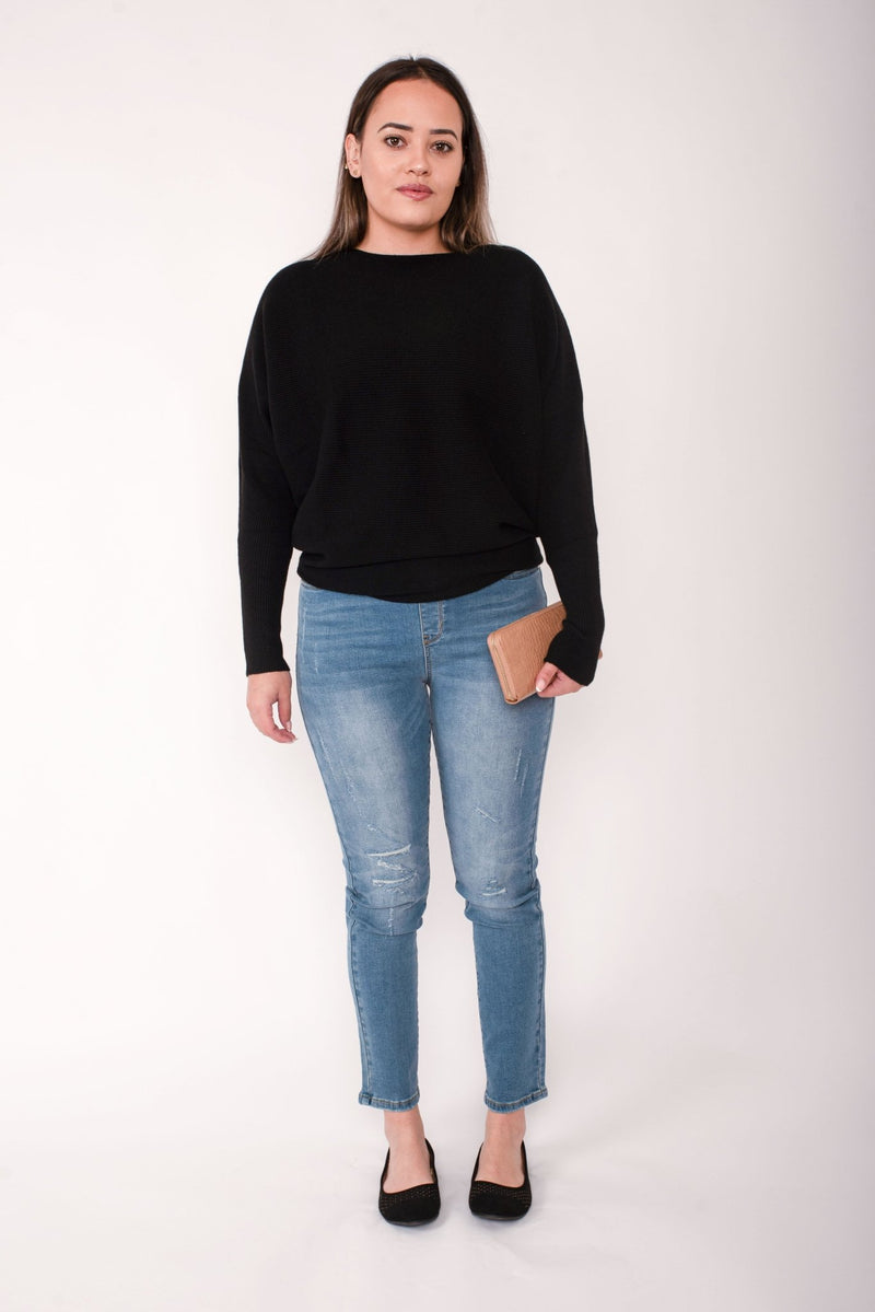 GORDON SMITH_CARMEN BATWING KNIT _ CARMEN BATWING KNIT _ Ebony Boutique NZ