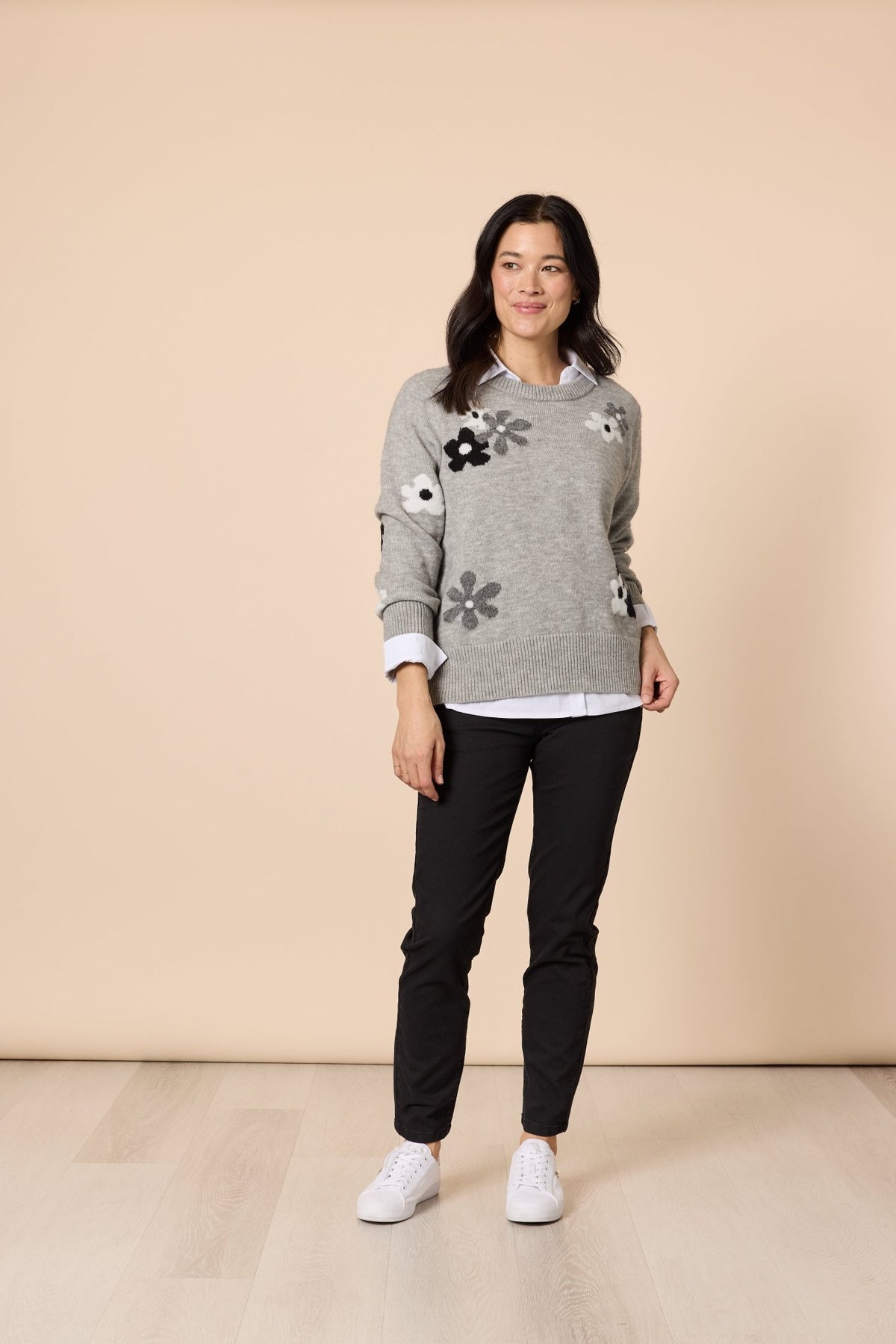CHELSEA FLOWER KNIT_by_GORDON SMITH_women's_in_New Zealand_ CHELSEA FLOWER KNIT _