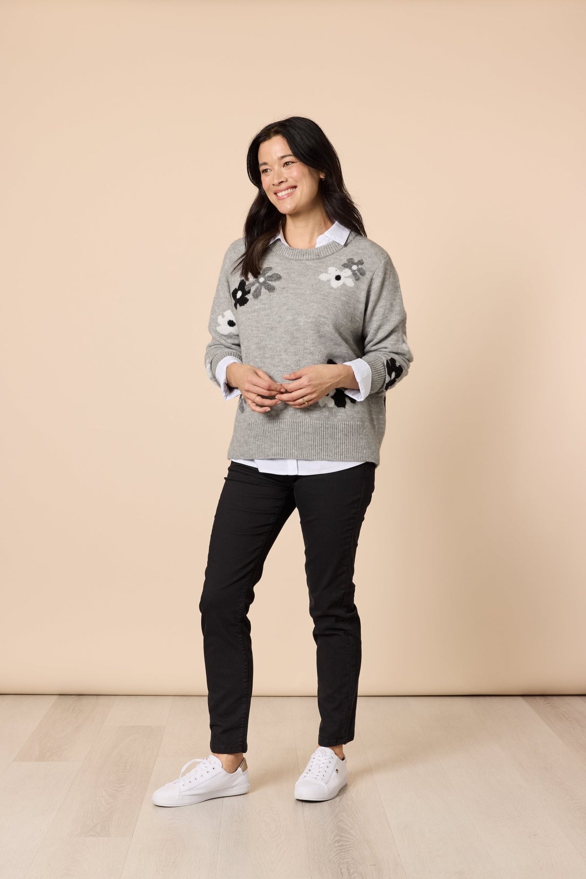 CHELSEA FLOWER KNIT_by_GORDON SMITH_women's_in_New Zealand_ CHELSEA FLOWER KNIT _