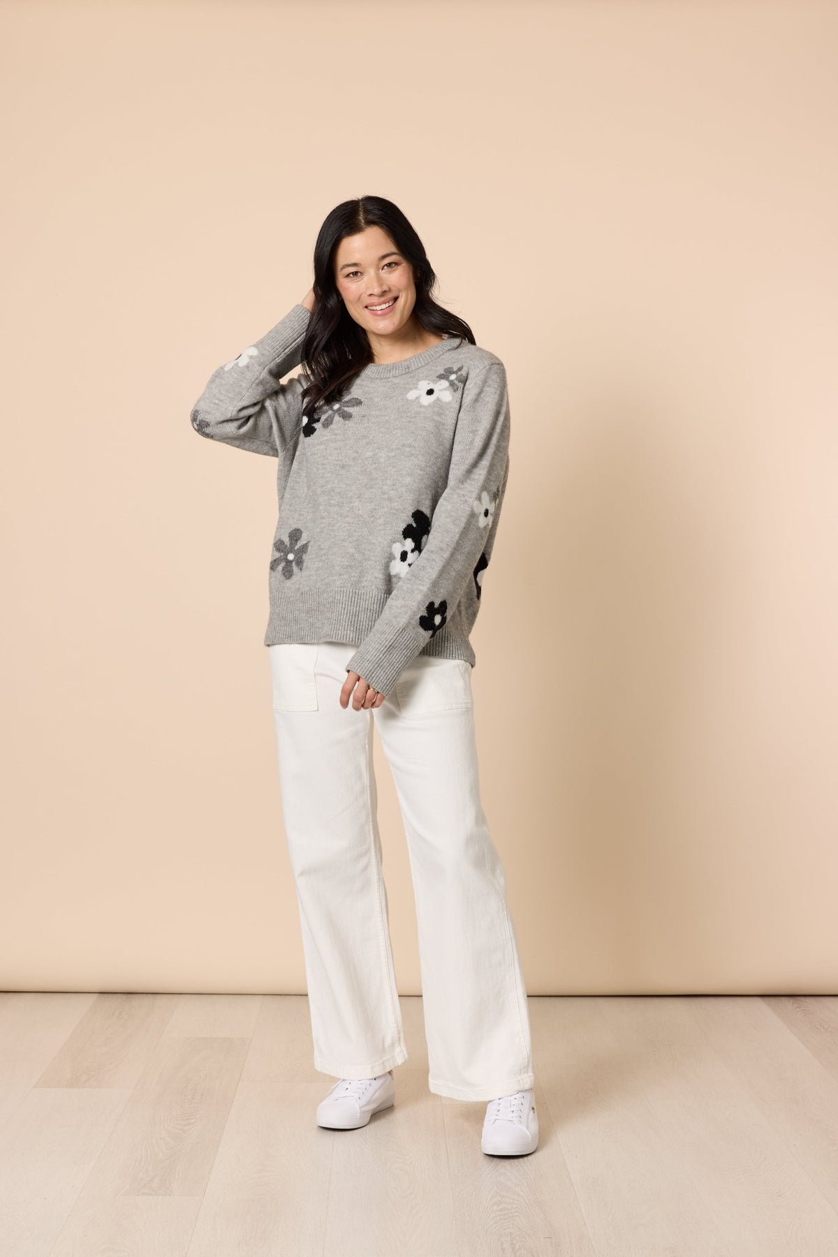 CHELSEA FLOWER KNIT_by_GORDON SMITH_women's_in_New Zealand_ CHELSEA FLOWER KNIT _