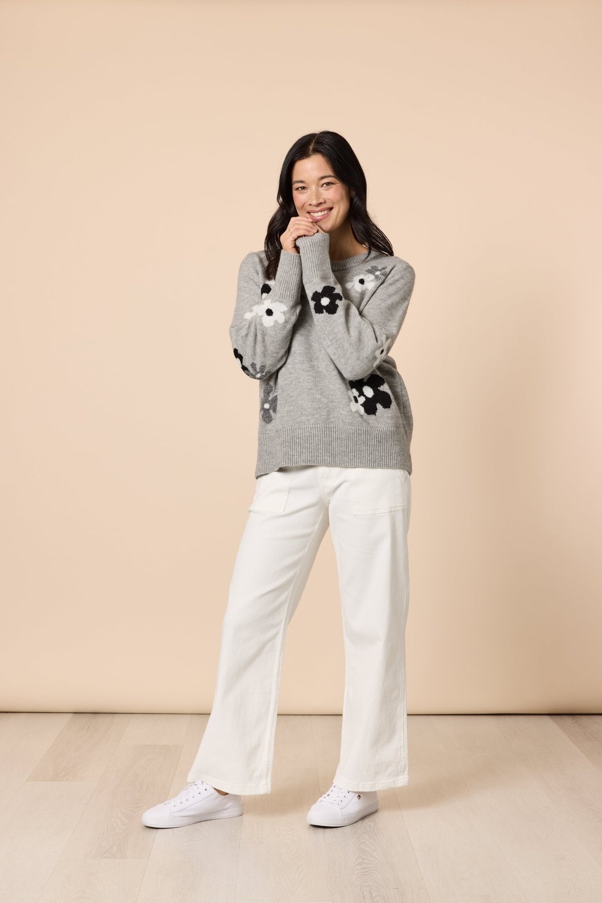 CHELSEA FLOWER KNIT_by_GORDON SMITH_women's_in_New Zealand_ CHELSEA FLOWER KNIT _