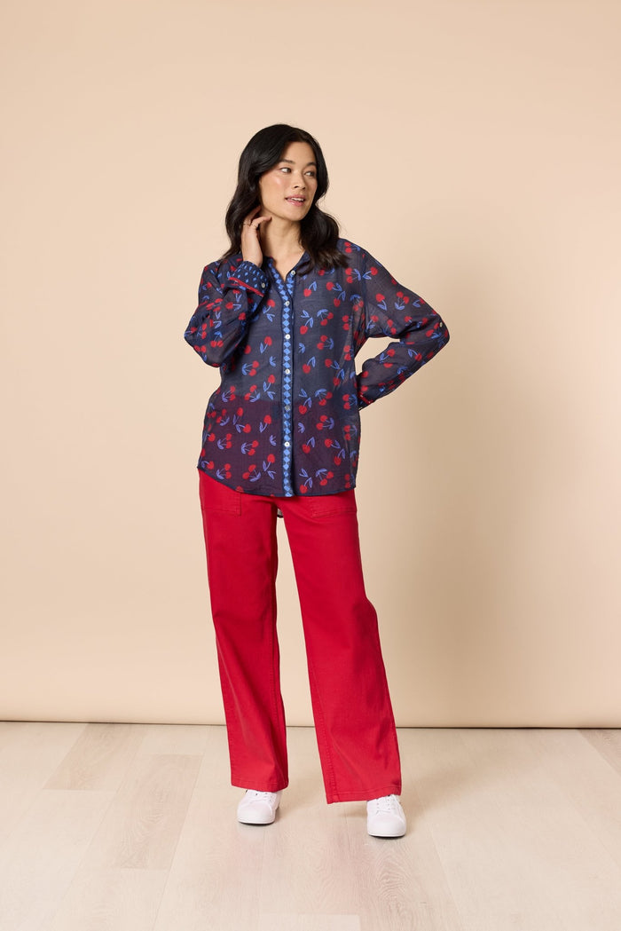 GORDON SMITH_CHERRY DELIGHT SHIRT _ CHERRY DELIGHT SHIRT _ Ebony Boutique NZ