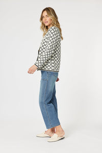 GORDON SMITH_CLOVER CARDIGAN _ CLOVER CARDIGAN _ Ebony Boutique NZ