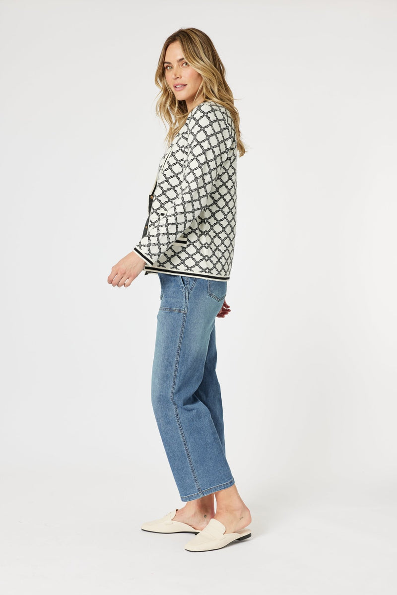 GORDON SMITH_CLOVER CARDIGAN _ CLOVER CARDIGAN _ Ebony Boutique NZ