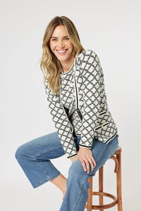 GORDON SMITH_CLOVER CARDIGAN _ CLOVER CARDIGAN _ Ebony Boutique NZ