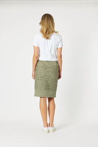 GORDON SMITH_COTTON TWILL SKIRT _ COTTON TWILL SKIRT _ Ebony Boutique NZ