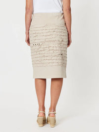 GORDON SMITH_COTTON TWILL SKIRT _ COTTON TWILL SKIRT _ Ebony Boutique NZ