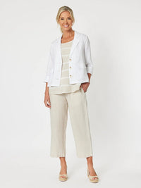 GORDON SMITH_DANIELLE LINEN JACKET _ DANIELLE LINEN JACKET _ Ebony Boutique NZ