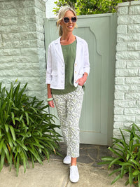 GORDON SMITH_DANIELLE LINEN JACKET _ DANIELLE LINEN JACKET _ Ebony Boutique NZ