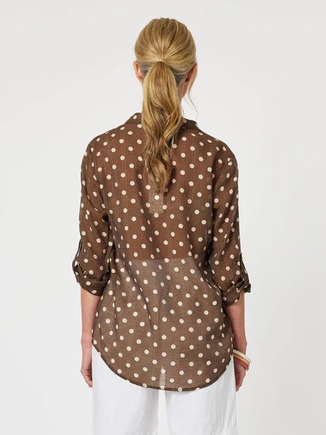 GORDON SMITH_FRENCH VANILLA SHIRT _ FRENCH VANILLA SHIRT _ Ebony Boutique NZ