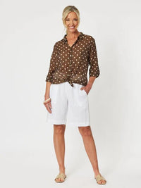 GORDON SMITH_FRENCH VANILLA SHIRT _ FRENCH VANILLA SHIRT _ Ebony Boutique NZ