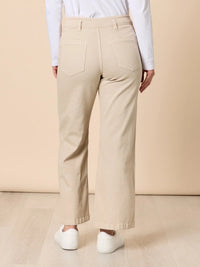 HUDSON JEAN NATURAL_by_GORDON SMITH_women's_in_New Zealand_ Gordon Smith Hudson Jean Natural women’s wide leg jeans back view showing flattering high rise fit and clean lines _