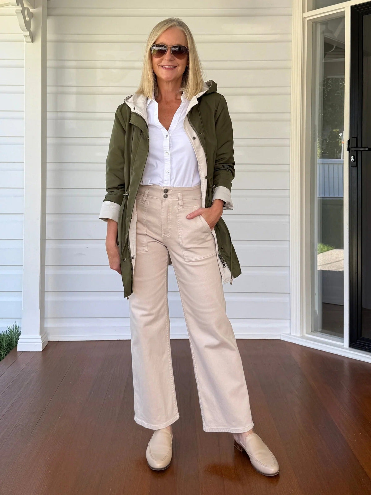 HUDSON JEAN NATURAL_by_GORDON SMITH_women's_in_New Zealand_ Gordon Smith Hudson Jean Natural women’s jeans styled in a New Zealand everyday outfit perfect for relaxed weekends travel and casual dressing _