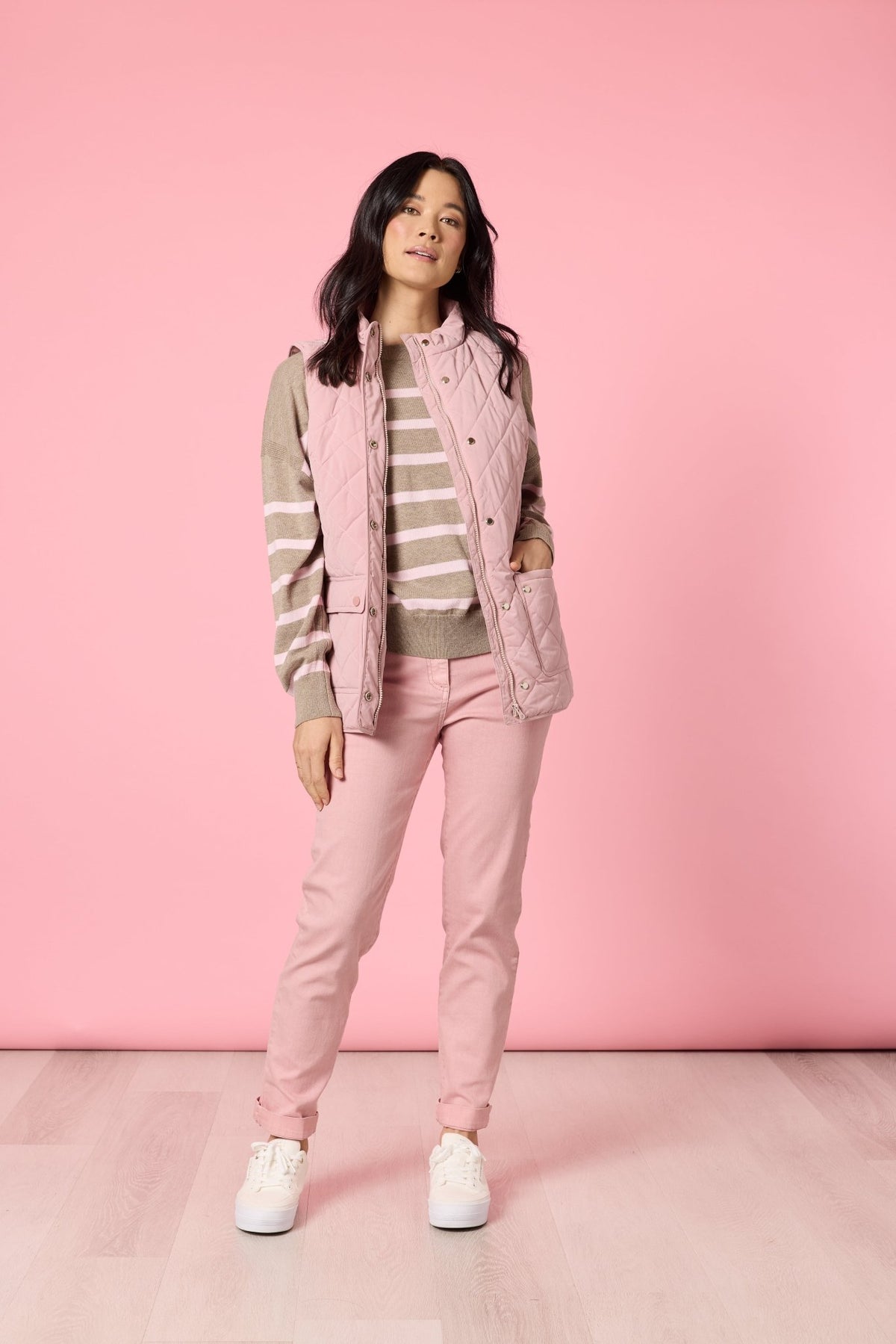 IDAHO STRIPE KNIT_by_GORDON SMITH_women's_in_New Zealand_ IDAHO STRIPE KNIT _