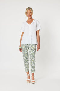 GORDON SMITH_LEAF PRINT PANT _ LEAF PRINT PANT _ Ebony Boutique NZ