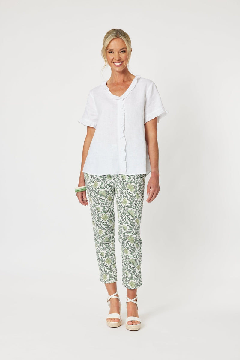 GORDON SMITH_LEAF PRINT PANT _ LEAF PRINT PANT _ Ebony Boutique NZ