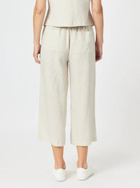 GORDON SMITH_LINO WIDE LEG PANT NATURAL _ LINO WIDE LEG PANT NATURAL _ Ebony Boutique NZ