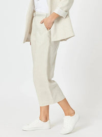 GORDON SMITH_LINO WIDE LEG PANT NATURAL _ LINO WIDE LEG PANT NATURAL _ Ebony Boutique NZ