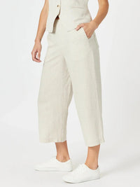 GORDON SMITH_LINO WIDE LEG PANT NATURAL _ LINO WIDE LEG PANT NATURAL _ Ebony Boutique NZ