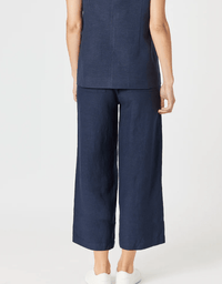 GORDON SMITH_LINO WIDE LEG PANT NAVY _ LINO WIDE LEG PANT NAVY _ Ebony Boutique NZ