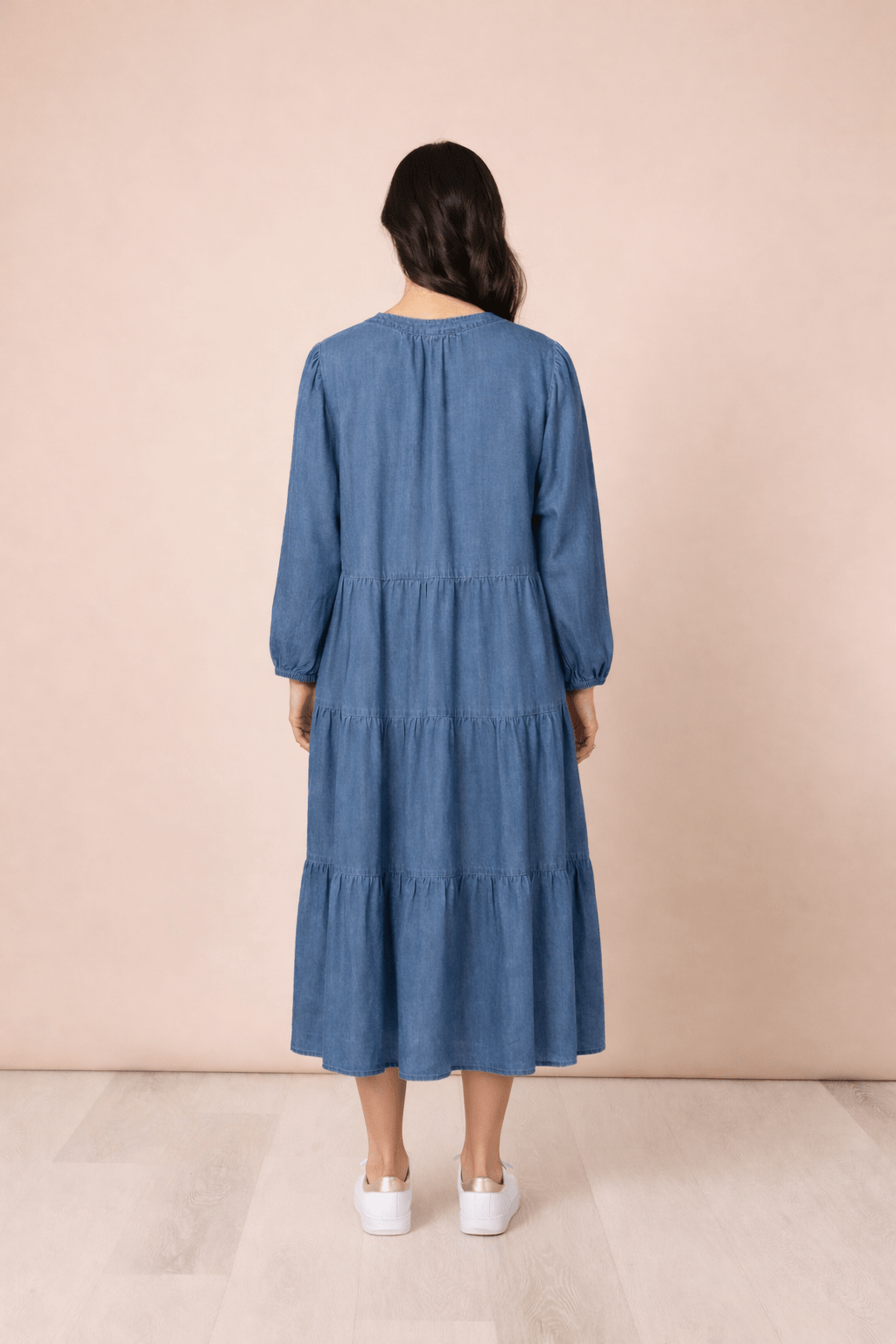 GORDON SMITH_MACY DRESS DENIM _ MACY DRESS DENIM _ Ebony Boutique NZ