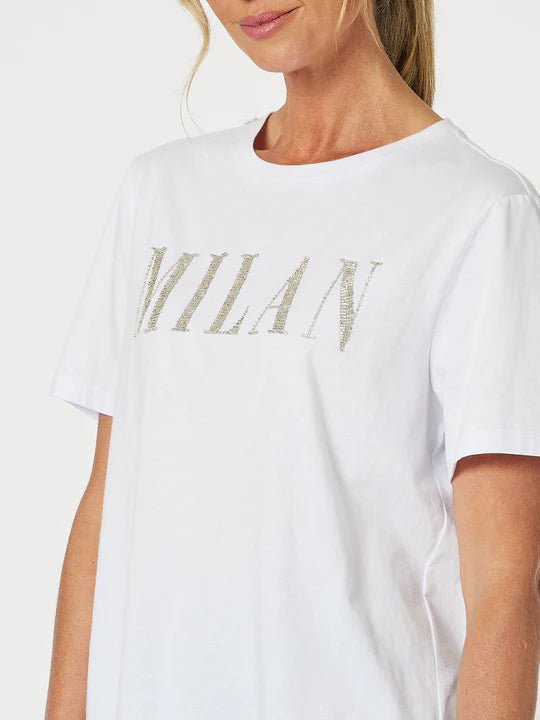 GORDON SMITH_MILAN BEADED TEE _ MILAN BEADED TEE _ Ebony Boutique NZ