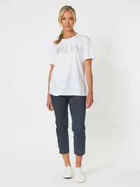 GORDON SMITH_MILAN BEADED TEE _ MILAN BEADED TEE _ Ebony Boutique NZ