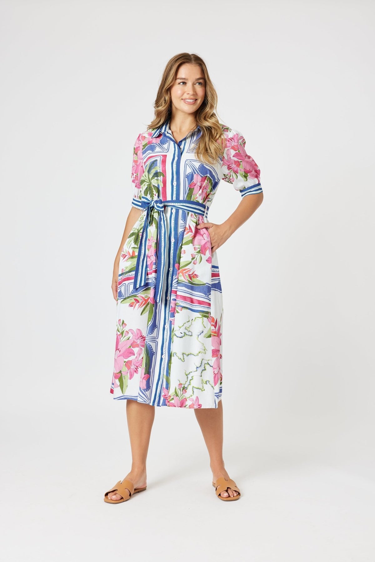 GORDON SMITH_MONACO DRESS SARDINIA BLUE _ MONACO DRESS SARDINIA BLUE _ Ebony Boutique NZ