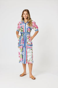 GORDON SMITH_MONACO DRESS SARDINIA BLUE _ MONACO DRESS SARDINIA BLUE _ Ebony Boutique NZ