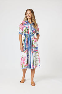 GORDON SMITH_MONACO DRESS SARDINIA BLUE _ MONACO DRESS SARDINIA BLUE _ Ebony Boutique NZ