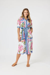 GORDON SMITH_MONACO DRESS SARDINIA BLUE _ MONACO DRESS SARDINIA BLUE _ Ebony Boutique NZ