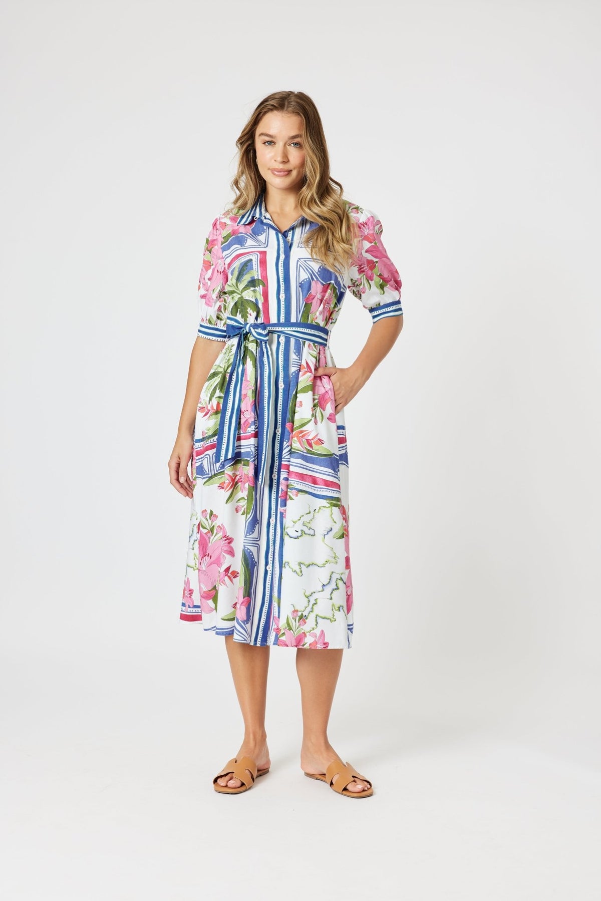 GORDON SMITH_MONACO DRESS SARDINIA BLUE _ MONACO DRESS SARDINIA BLUE _ Ebony Boutique NZ