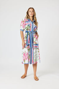 GORDON SMITH_MONACO DRESS SARDINIA BLUE _ MONACO DRESS SARDINIA BLUE _ Ebony Boutique NZ