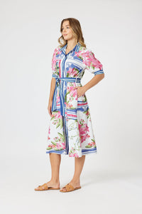 GORDON SMITH_MONACO DRESS SARDINIA BLUE _ MONACO DRESS SARDINIA BLUE _ Ebony Boutique NZ