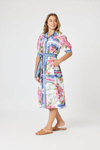 GORDON SMITH_MONACO DRESS SARDINIA BLUE _ MONACO DRESS SARDINIA BLUE _ Ebony Boutique NZ