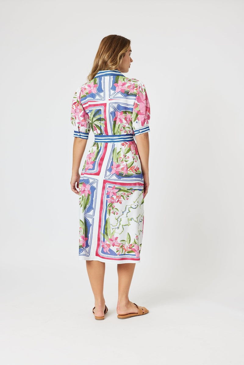 GORDON SMITH_MONACO DRESS SARDINIA BLUE _ MONACO DRESS SARDINIA BLUE _ Ebony Boutique NZ