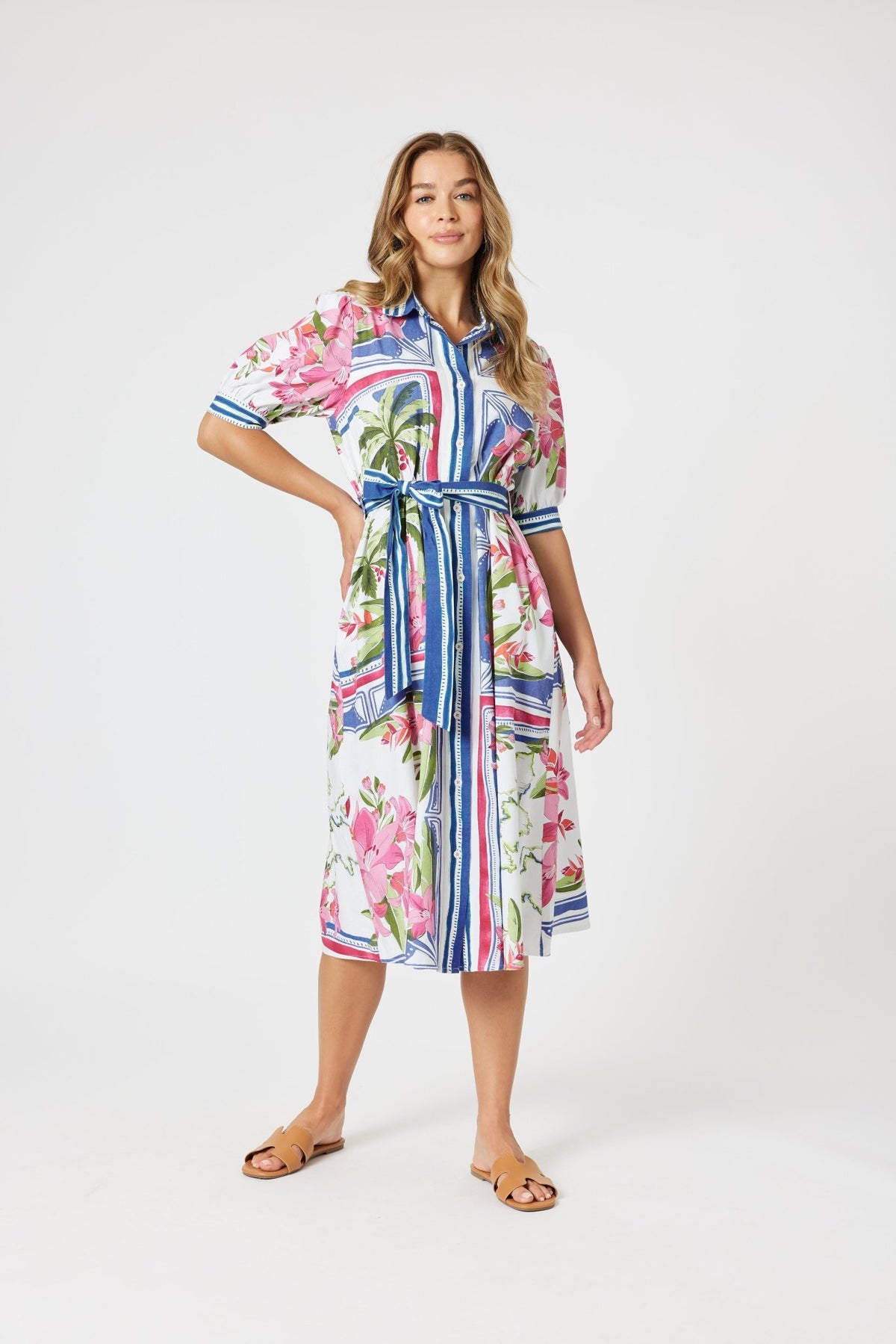 GORDON SMITH_MONACO DRESS SARDINIA BLUE _ MONACO DRESS SARDINIA BLUE _ Ebony Boutique NZ