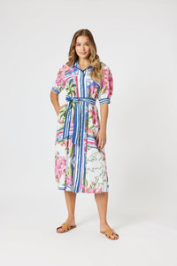 GORDON SMITH_MONACO DRESS SARDINIA BLUE _ MONACO DRESS SARDINIA BLUE _ Ebony Boutique NZ