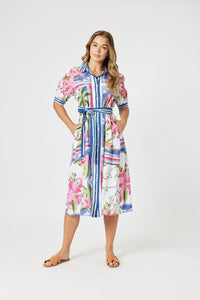 GORDON SMITH_MONACO DRESS SARDINIA BLUE _ MONACO DRESS SARDINIA BLUE _ Ebony Boutique NZ