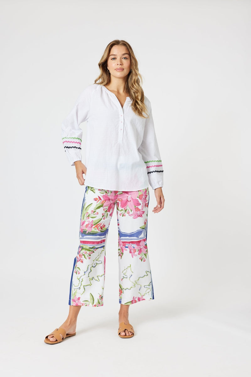 GORDON SMITH_MONACO PANT SARDINIA BLUE _ MONACO PANT SARDINIA BLUE _ Ebony Boutique NZ